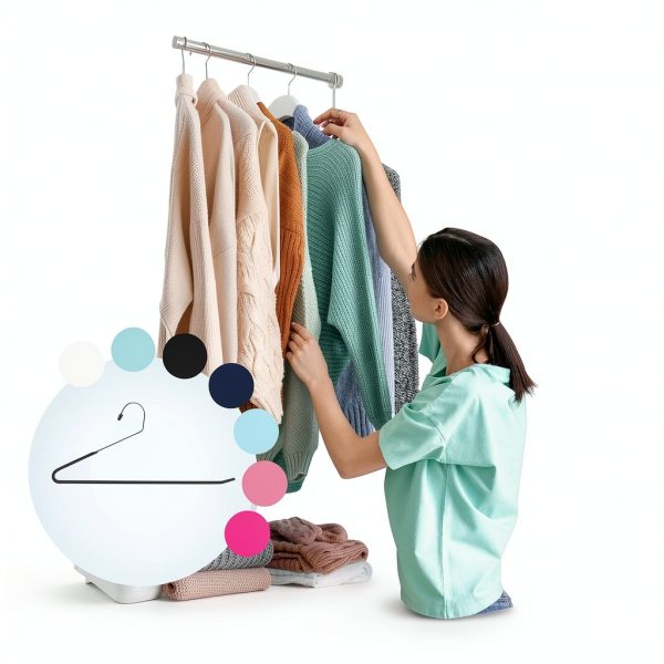 Zober Chrome Metal Pants Hangers 20 Pack Anti‑Slip Foldable-7