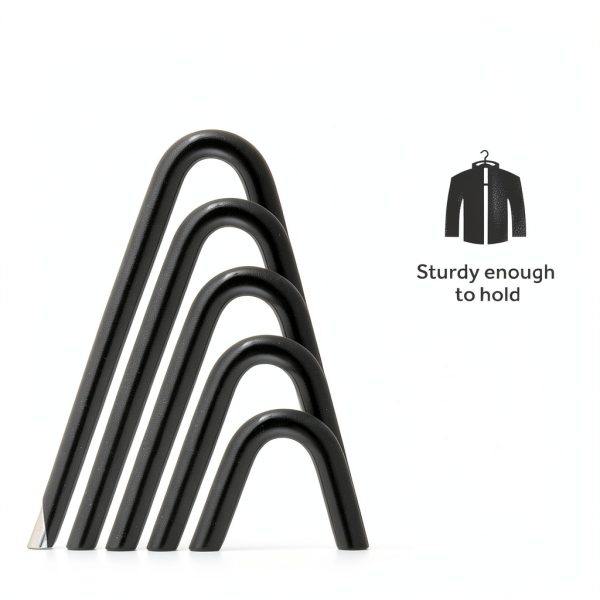 Zober Chrome Metal Pants Hangers 20 Pack Anti‑Slip Foldable-4